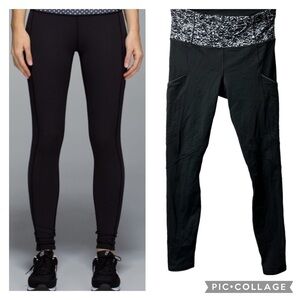 Lululemon Speed Tight II Splashed Panel Leggings Size 6